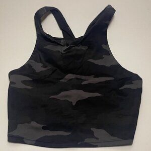 Athleta Women's Freestyle Camo Crop Bikini Top Size Medium